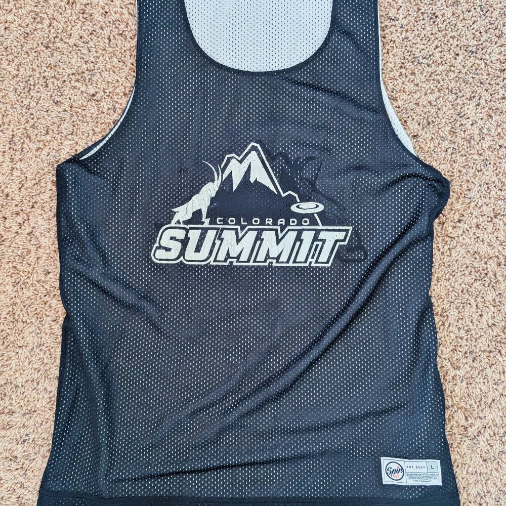 Colorado Summit Ultimate Frisbee Jersey Reversible Large Adult Spin Ultimate